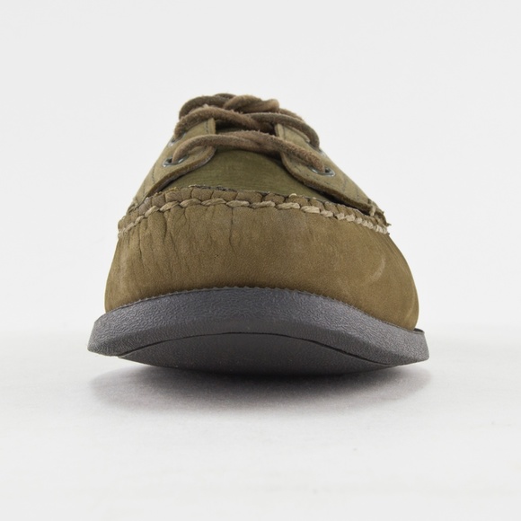 Sperry x J. Crew 3 Eye Leather Boat Shoe Top Sider - Picture 5 of 10